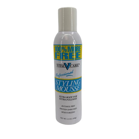 Vital Care Professional Styling Mousse 12 oz. Extra Body Alcohol Free - Picture 1 of 3